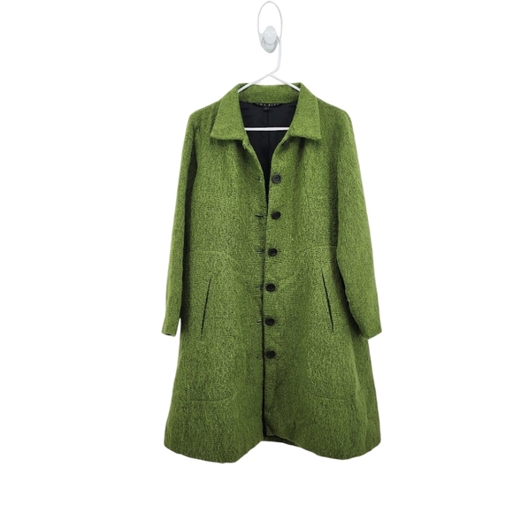 Amy Rigg Jackets & Blazers - Amy Rigg Women's Vintage Button Front Collared Cover Coat